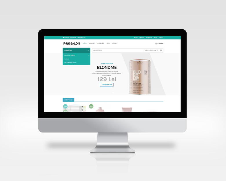 ecommerce website cosmetics