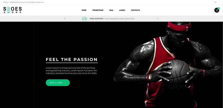 Sport online MVC store