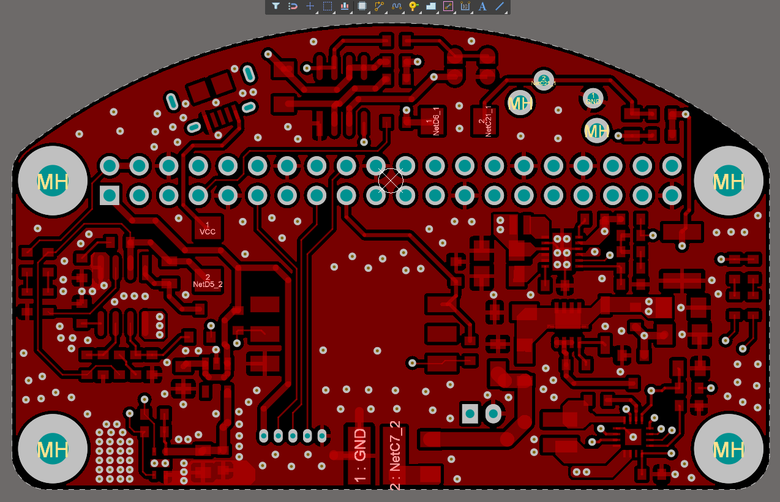 Raspberry Pi Zero sensor board