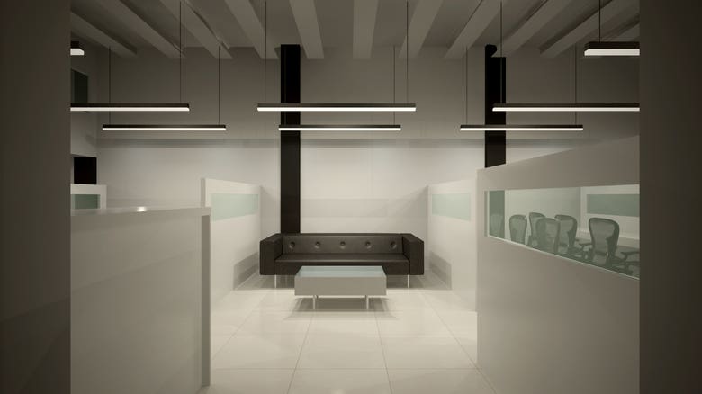 Office Space Design (3D Views)