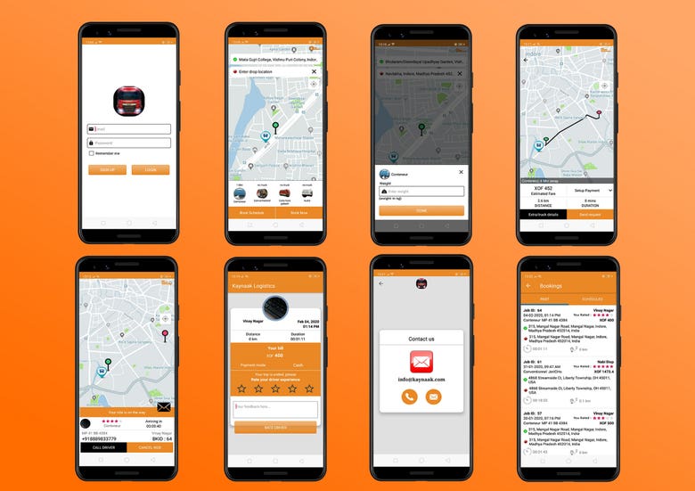 Kaynaak Logistics User and Driver App