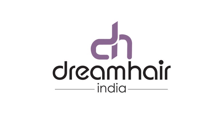 Logo for DreamHair Salon Chennai