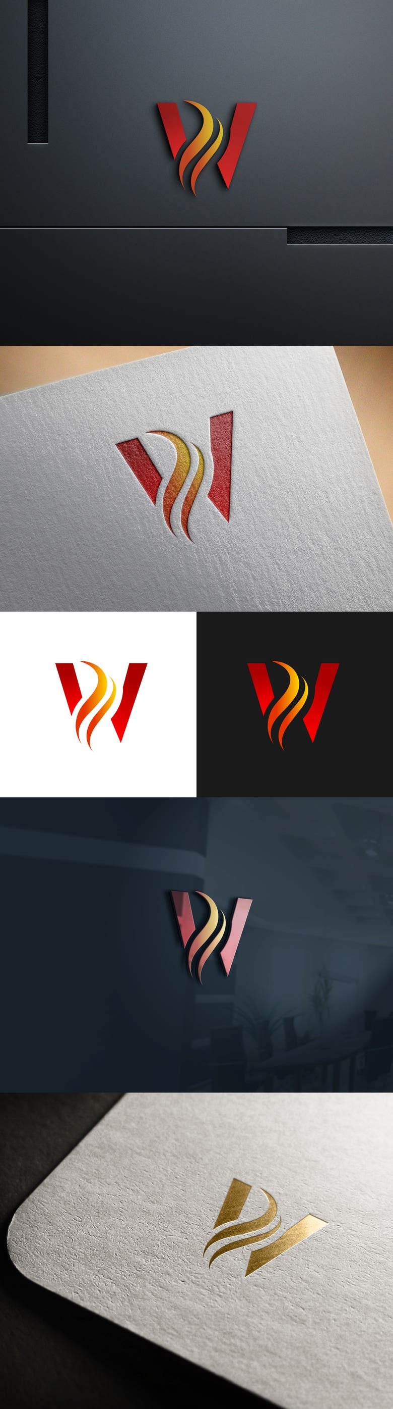W letter logo