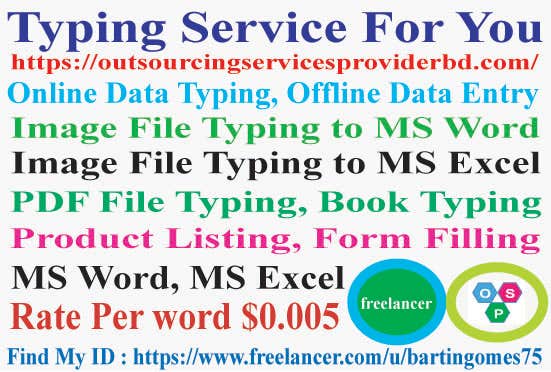 Typing Service For You