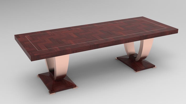 Furniture design and render