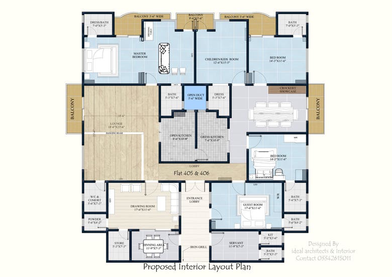 3d RENDER Floor Plans