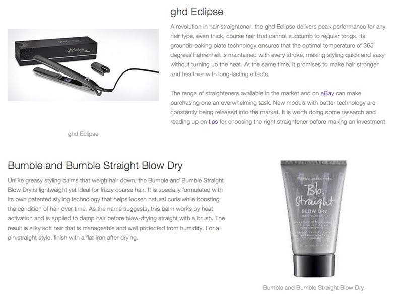 eBay Buying Guide - Best Hair Straightening Products