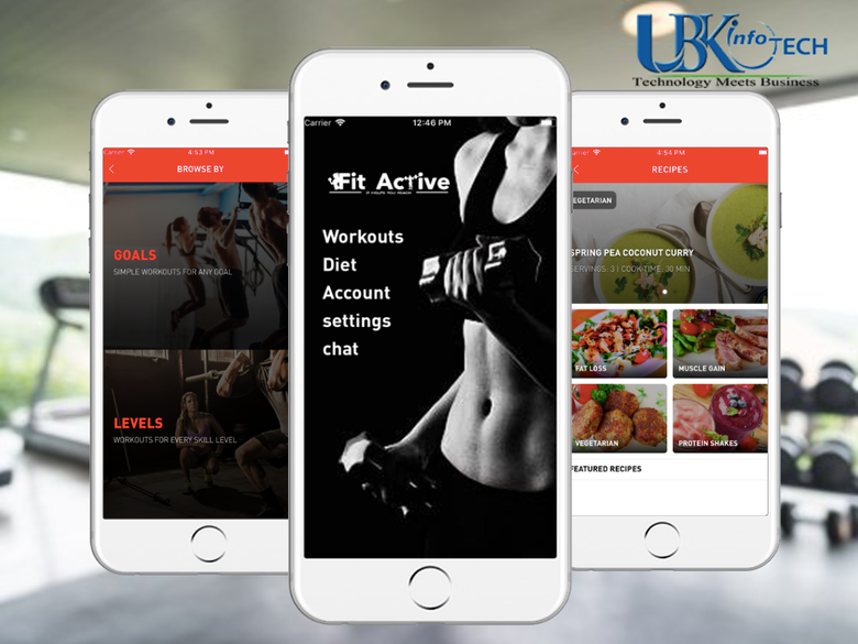 Fit active fitness and diet app