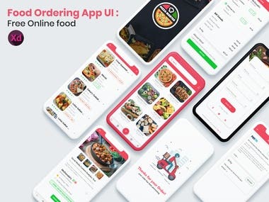 Restaurant App UI XD