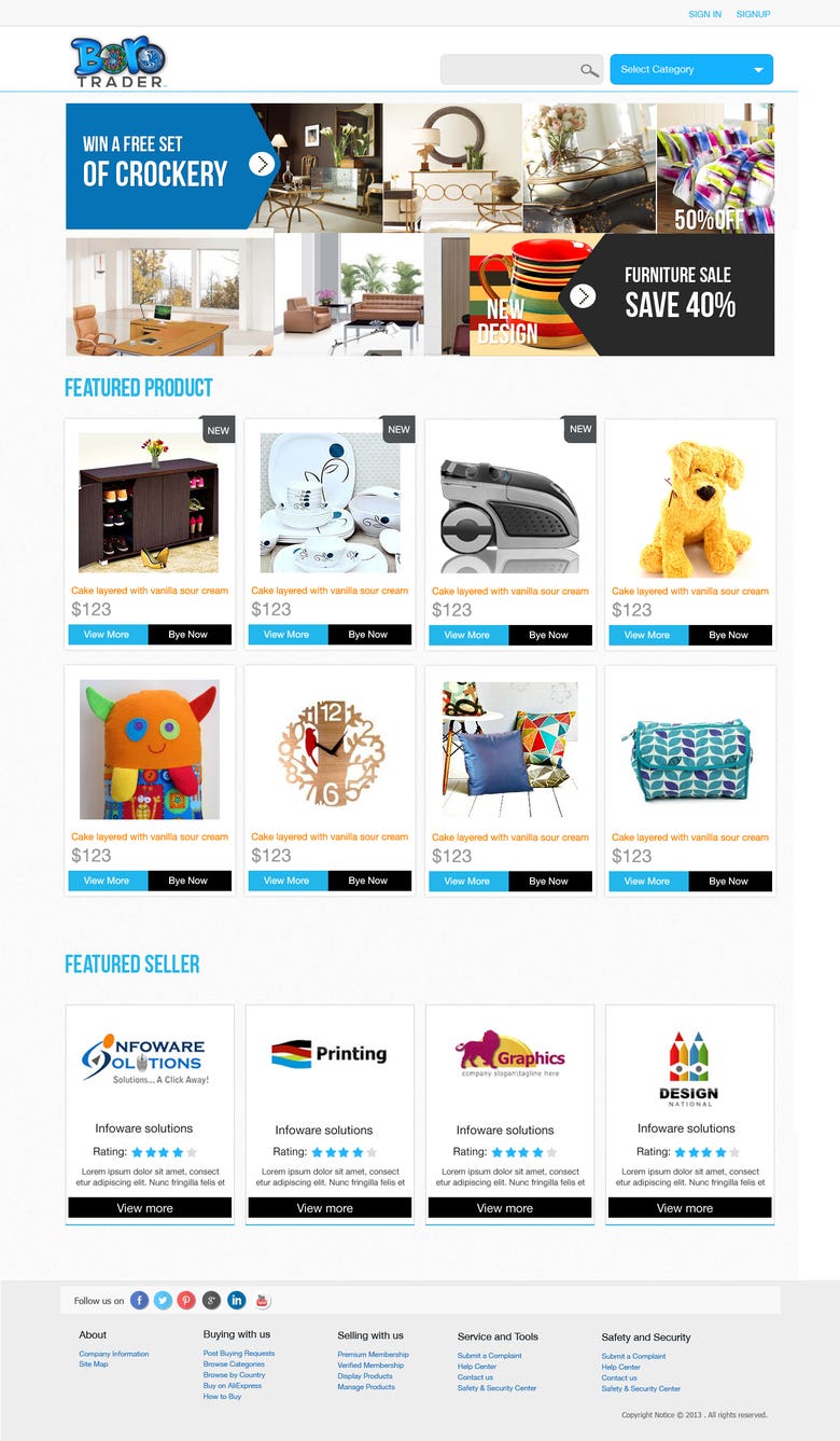 Marketplace Ecommerce Website
