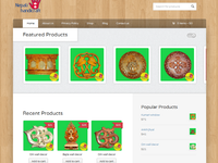 Web design project for nepali handicraft