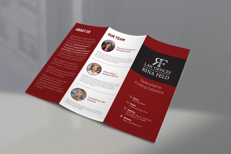 3-fold brochure design