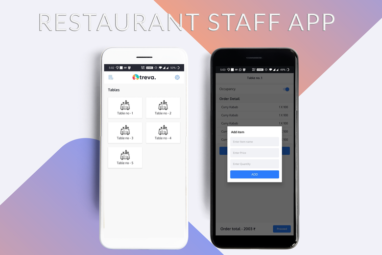 Restaurant staff management application