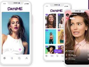 Dating app or tinder, badoo clone with admin panel