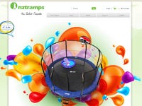 Nztramps ecommerce website