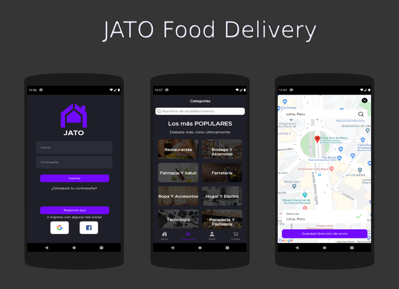 Jato Food Delivery Application