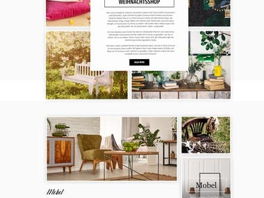 Woocommerce web design for Furniture Store