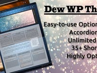 Dew Transparent Wordpress Theme