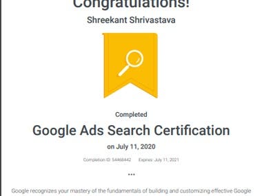 Google Ads Search Certification