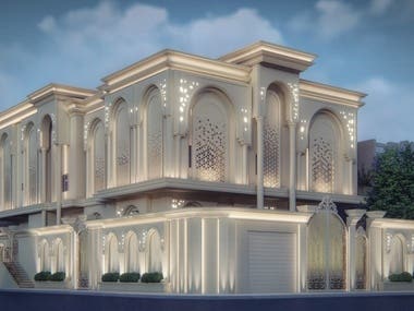 Villa elevation design