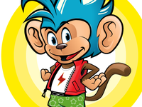 Monkey Mascot Character
