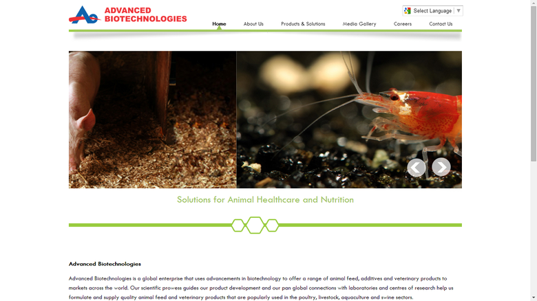 Advanced Biotechnologies Website