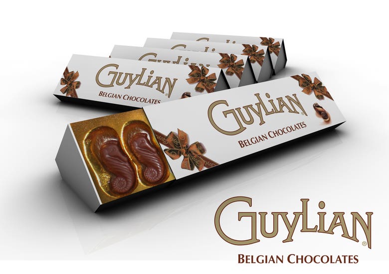 Blue Safari Caravan and Guylian Chocolat Boxes