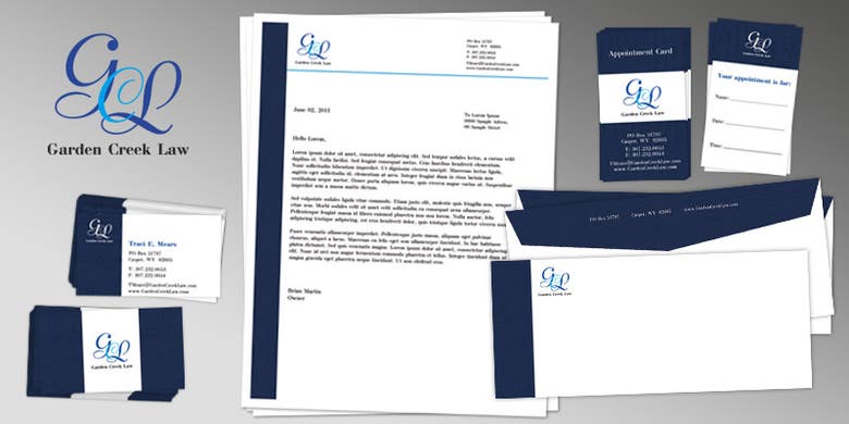 Garden Creek Law - Corporate Stationary Pack