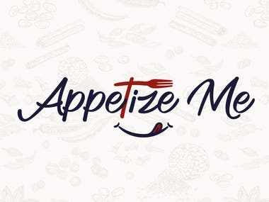 Appetize me logo design