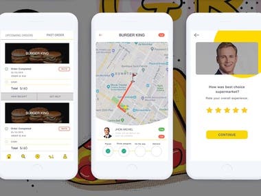 Online food order- Zomoto, Uber-Eat