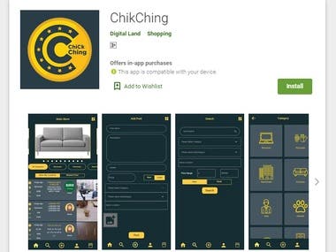 ChikChing Marketplace application