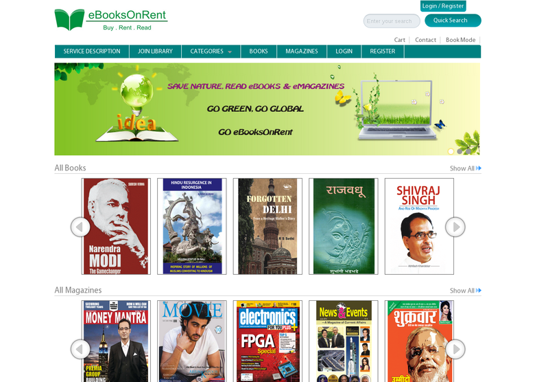 eBooksOnRent.com – An online eBook and eMagazine library