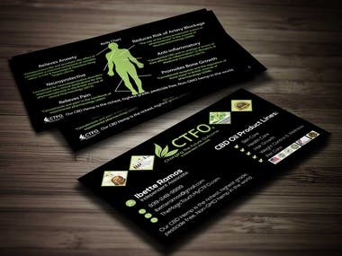 business card and logo