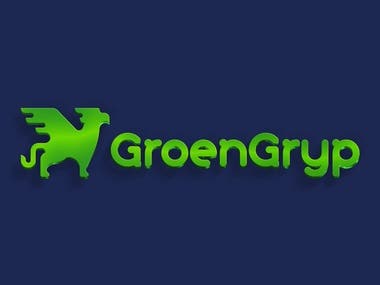 Logotype for GroenGryp - Greening the future