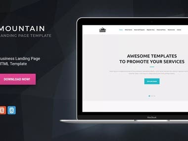 Web Desain Landing Page
