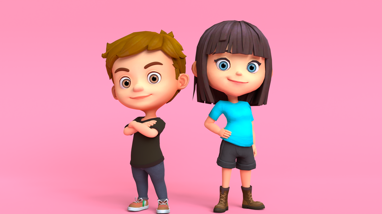 Cartoon Character Brother and Sister | Freelancer