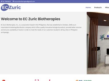 Website Developed Eczuric Company