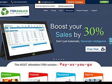 Could based CRM - TwiSales.com