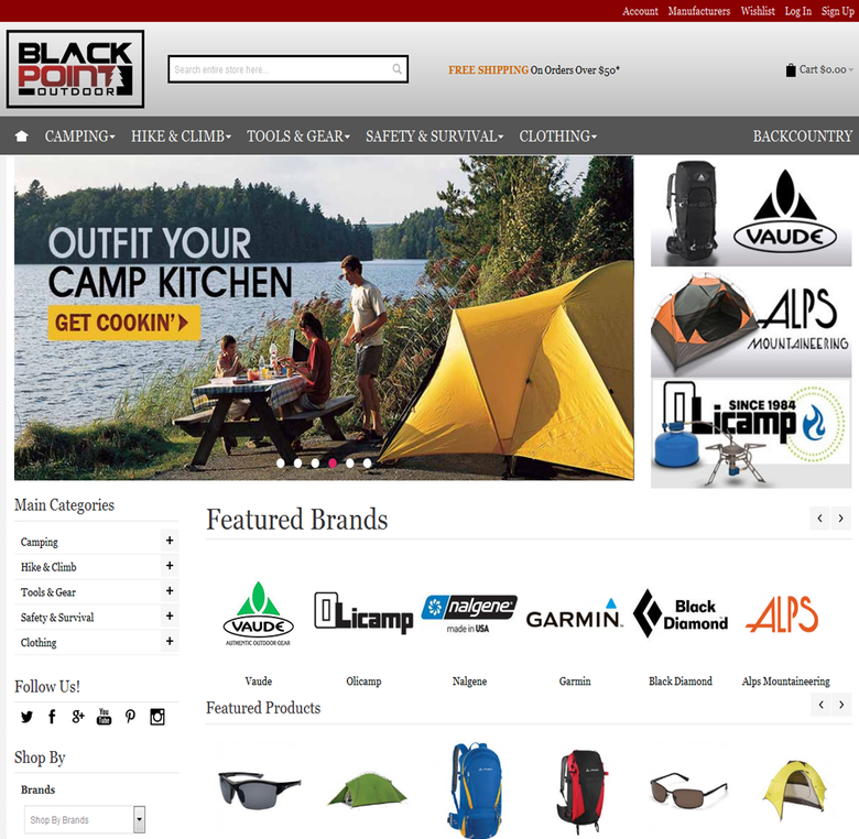 BlackPoint Outdoor (Magento)