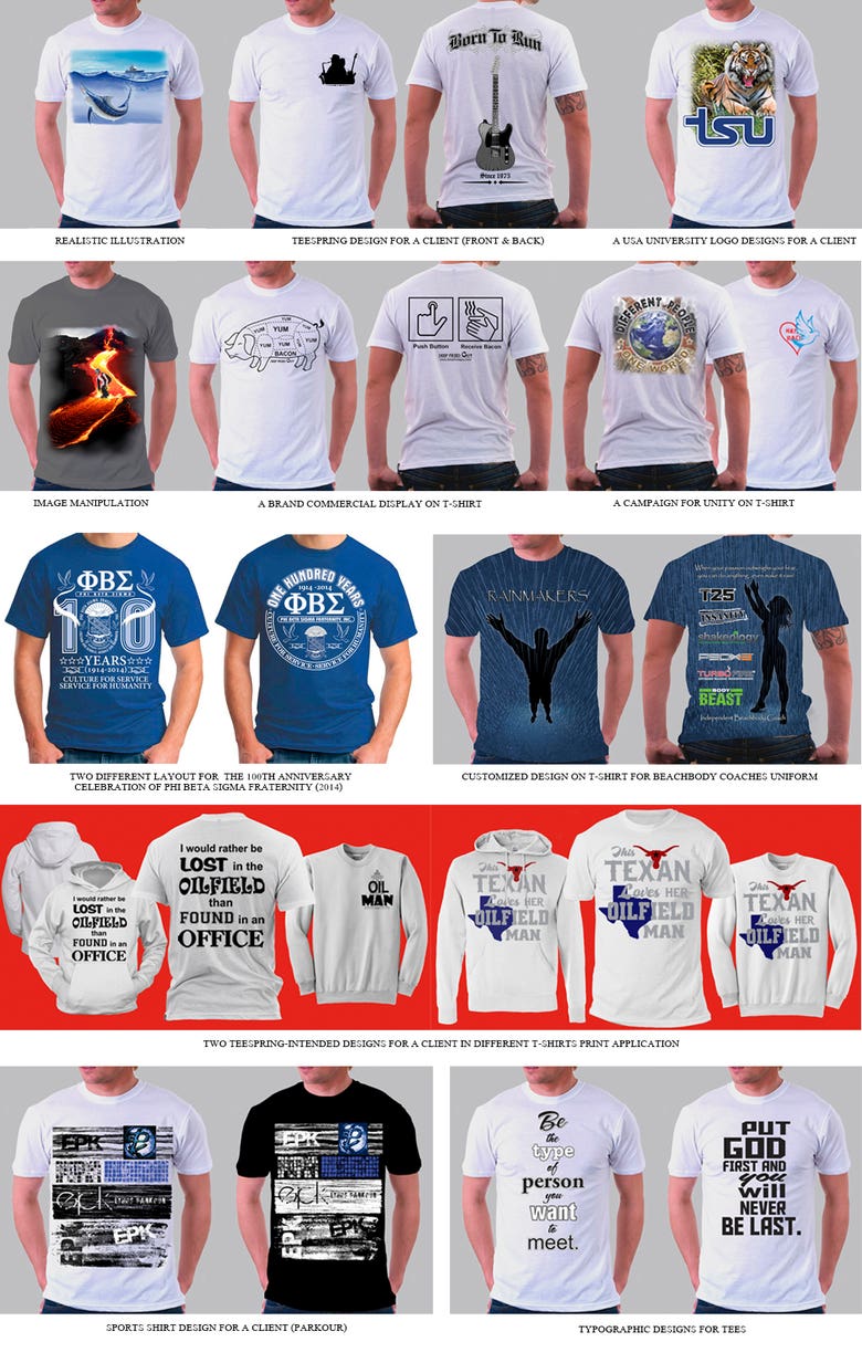T-shirts Designs Collection