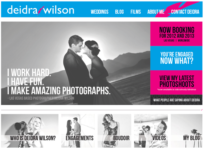 Photography & Portfolio Website with WordPress Blogs