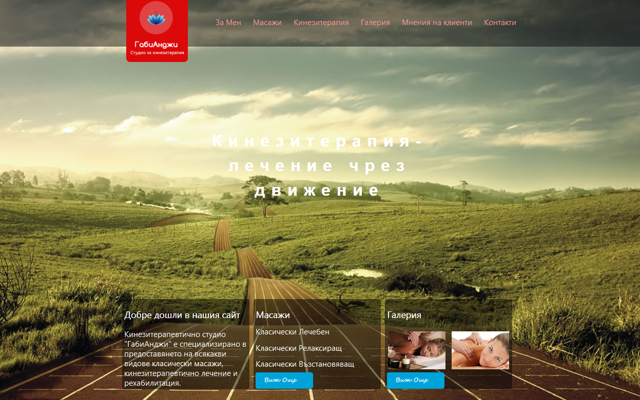 Massage and physiotherapy website