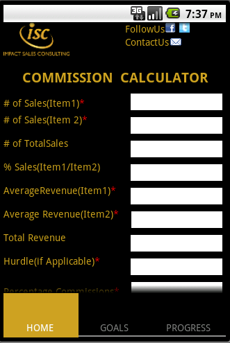 ISC Calculator