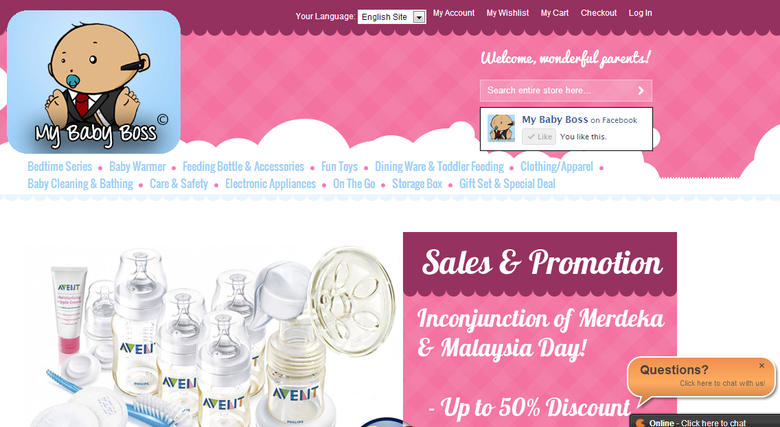Baby Product eCommerce Web Application
