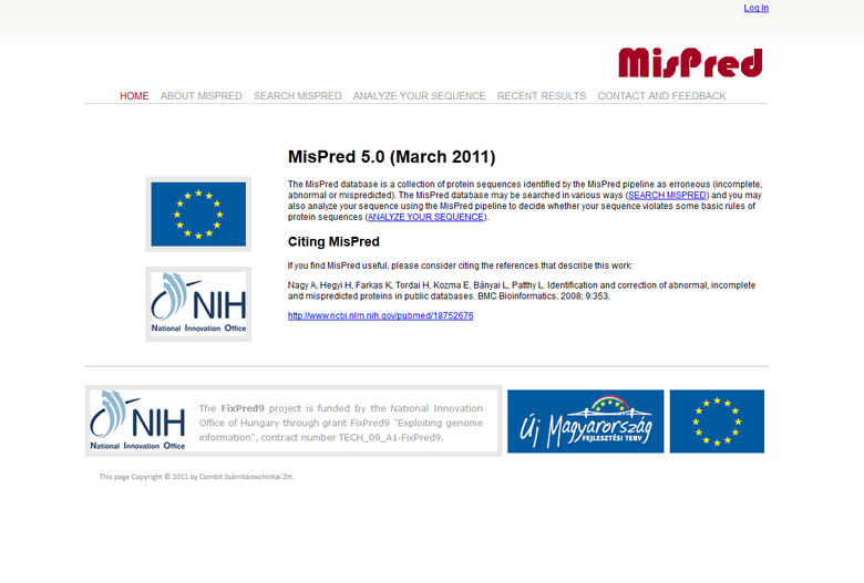 Mispred - website