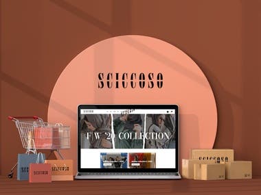 SCICCOSO Ecommerce Website