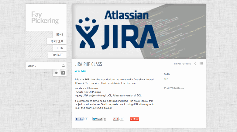 PHP class for Jira
