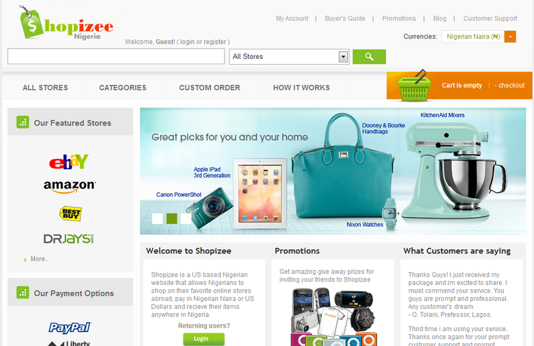 Shopizee Web Application