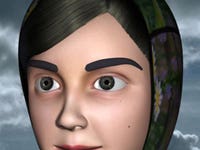 Teen Girl Face - 3D Maya Model
