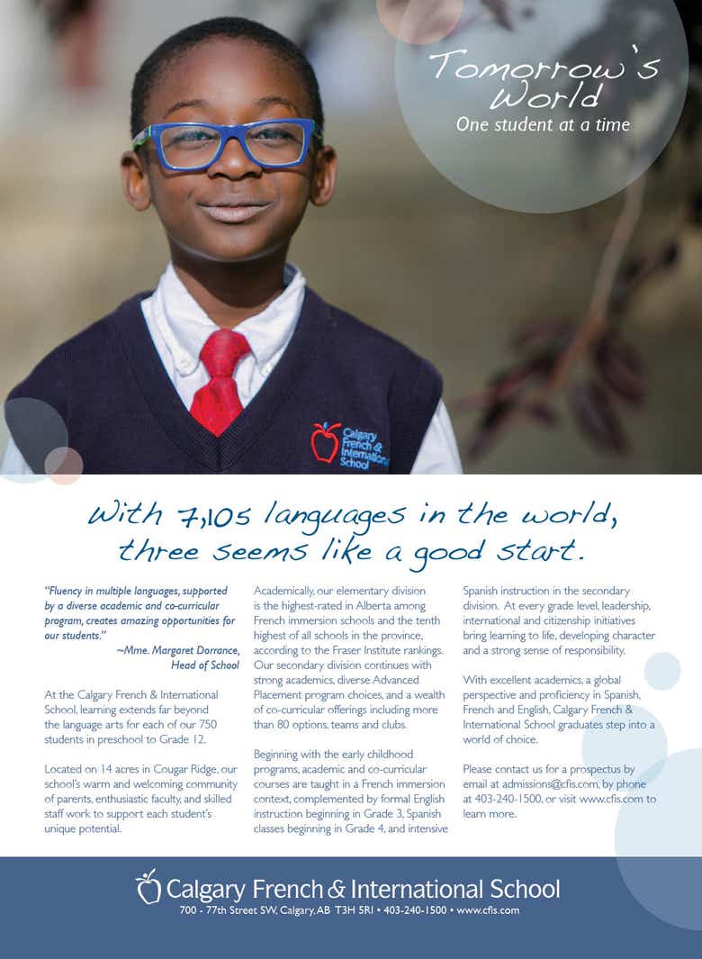 Advertisement for independent school admissions campaign